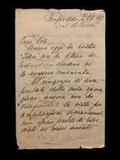 Ricciotti garibaldi lettera usato  Trani