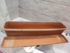 2xstewart terracotta trough for sale  LONDON