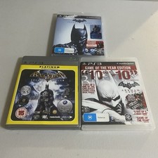 Usado, Lote de jogos Batman - Arkham Asylum City Origins (Playstation 3, PS3) Trilogy 3 comprar usado  Enviando para Brazil