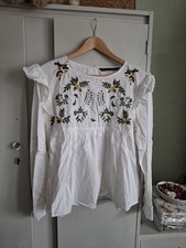 Zara white cotton for sale  HULL