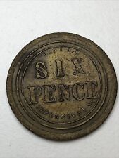 Sixpence rye token for sale  CARSHALTON