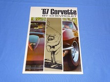 Folheto de vendas original do revendedor de carros, 1967 Corvette Sting Ray comprar usado  Enviando para Brazil