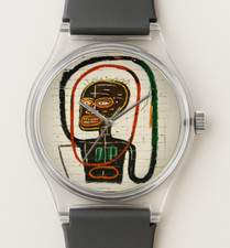 Relógio de pulso Jean Michel BASQUIAT FLEXÍVEL Andy Warhol NYC Pop Art comprar usado  Enviando para Brazil