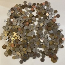 Lote grande de moedas estrangeiras internacionais coleção moedas de leilão 8 libras 682 moedas comprar usado  Enviando para Brazil