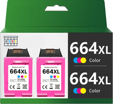 Compatível para HP 664XL cartucho de tinta colorida show Inkjet 1115 2136 3636 -2pk comprar usado  Enviando para Brazil