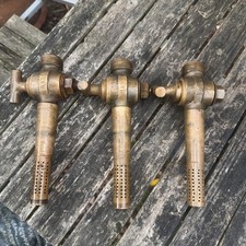 Three vintage brass for sale  WARWICK