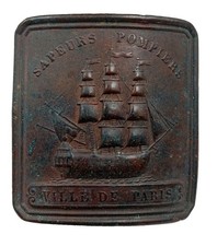 Plaque ceinturon sapeurs d'occasion  Francheville