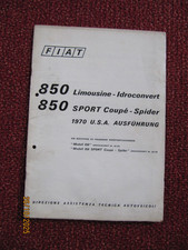 Werstatthandbuch fiat 850 gebraucht kaufen  Duisburg