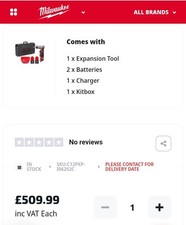 Milwaukee tool set for sale  SOUTHAMPTON