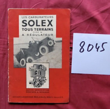 8045 carburateurs solex d'occasion  Caderousse