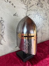 Mittelalter topfhelm replikat gebraucht kaufen  Landau a.d.Isar
