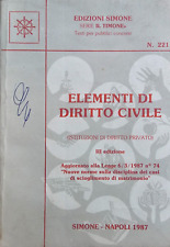 Elementi diritto civile usato  Carrara