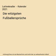 Lattenknaller kalender 2021 gebraucht kaufen  Trebbin