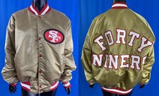 49ers gold jacket for sale  San Mateo