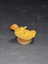 Amigurumi vintage miniatura casa de patos de crochê extremamente micro casa de bonecas de pato, usado comprar usado  Enviando para Brazil