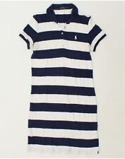 Vestido polo feminino POLO RALPH LAUREN Reino Unido 12 médio azul marinho listrado algodão JO19 comprar usado  Enviando para Brazil