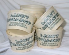 12 copos/tigelas de papel encerado lírio Laney College Oakland California comprar usado  Enviando para Brazil