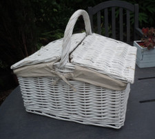 Shabby chic wicker for sale  LEICESTER