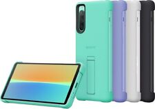 Capa estilo genuíno com suporte para Sony Xperia 10 V -XQZ-CBDC, usado comprar usado  Enviando para Brazil