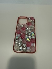 Usado, Capa gema floral rosa e branca para iPhone 13 Pro Max comprar usado  Enviando para Brazil