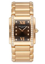 Relógio feminino Patek Philippe Twenty-4 4910/11 mostrador chocolate comprar usado  Enviando para Brazil