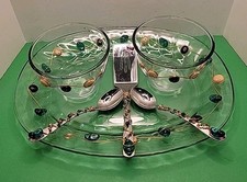 Glass serving set for sale  Burnsville