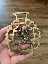 Brass horse medallion for sale  Kennesaw