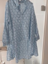 Bluse longbluse lochstickerei gebraucht kaufen  Waldfischbach-Burgalben