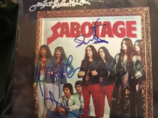 BLACK SABBATH SABOTAGEM TOTALMENTE ASSINADA LP X4 CERTIFICADO DE AUTENTICIDADE COMPLETO ROGER EPPERSON MUITO BOM!! comprar usado  Enviando para Brazil