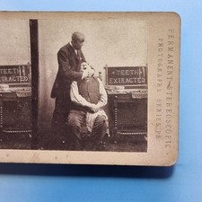 Placa para fazer dentes ferramentas de extração caseira 3D C1880 dentista vitoriano Stereoview comprar usado  Enviando para Brazil