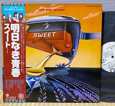 Usado, SWEET - OFF THE RECORD  1977 JAPAN WL PROMO LP w/obi CAPITOL ECS-80823 / NM disc comprar usado  Enviando para Brazil