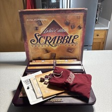 Scrabble deluxe edition d'occasion  Expédié en Belgium