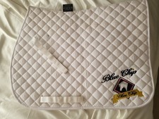 Shires white saddle for sale  WALSALL