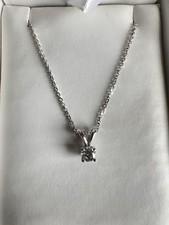 Diamond solitaire pendant for sale  Branford