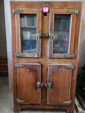 Frigo ghiacciaia legno usato  Zeccone