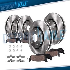 Dianteiro E Traseiro Rotores Disco + Pastilhas De Freio Para Dodge Durango Ram 1500 Chrysler Aspen comprar usado  Enviando para Brazil