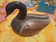 Scultura anatra legno usato  Torino