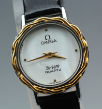 Vintage 1980 [Quase Perfeito] Omega De Ville Cal.1387 22mm Mostrador de Quartzo Feminino, usado comprar usado  Enviando para Brazil