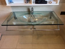 Lavabo bagno cristallo usato  Roma