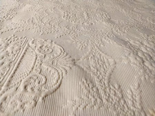 Damask ivory matelasse for sale  Aberdeen