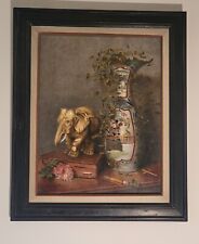 Tableau éléphant vase d'occasion  Bédarrides