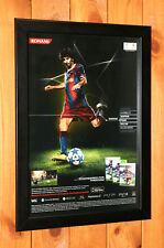 Pro Evolution Soccer 2011 PES raro pequeno pôster página de anúncio emoldurada PS3 PS2 Xbox 360 comprar usado  Enviando para Brazil
