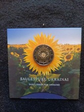 Lettland coincard sonnenblume gebraucht kaufen  Leipzig