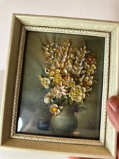 Vtg framed seashell for sale  Omaha