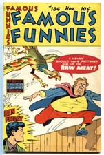 Famous funnies 184 usato  Spedire a Italy