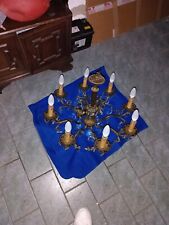 Lampadario luci ottone usato  Cinisello Balsamo