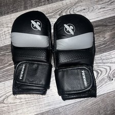Luvas híbridas Hayabusa 7 oz pretas luvas de treinamento MMA tamanho pequeno FRETE GRÁTIS comprar usado  Enviando para Brazil