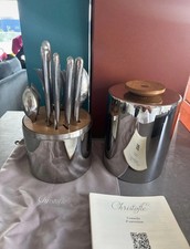 Christofle piece stainless for sale  LONDON