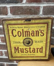 Vintage colman mustard for sale  CHRISTCHURCH
