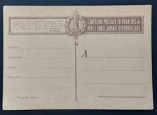 Cartolina postale franchigia usato  Meda